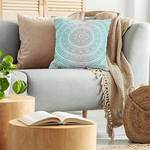 Vista 162 de Ambesonne Orient - Funda de cojín para cojín, diseño floral tradicional de Oriente Medio, clásico, bohemio, antiguo, cultura persa, funda