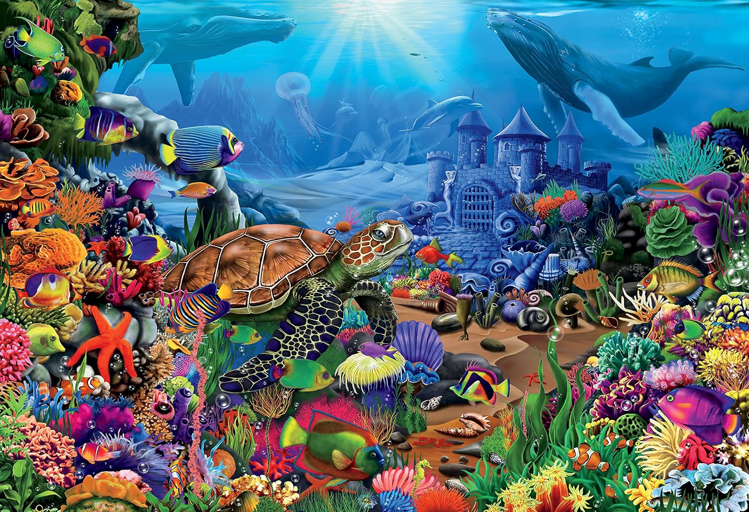 Ceaco - Magical Undersea Turtle - 2000 Piece Jigsaw Puzzle