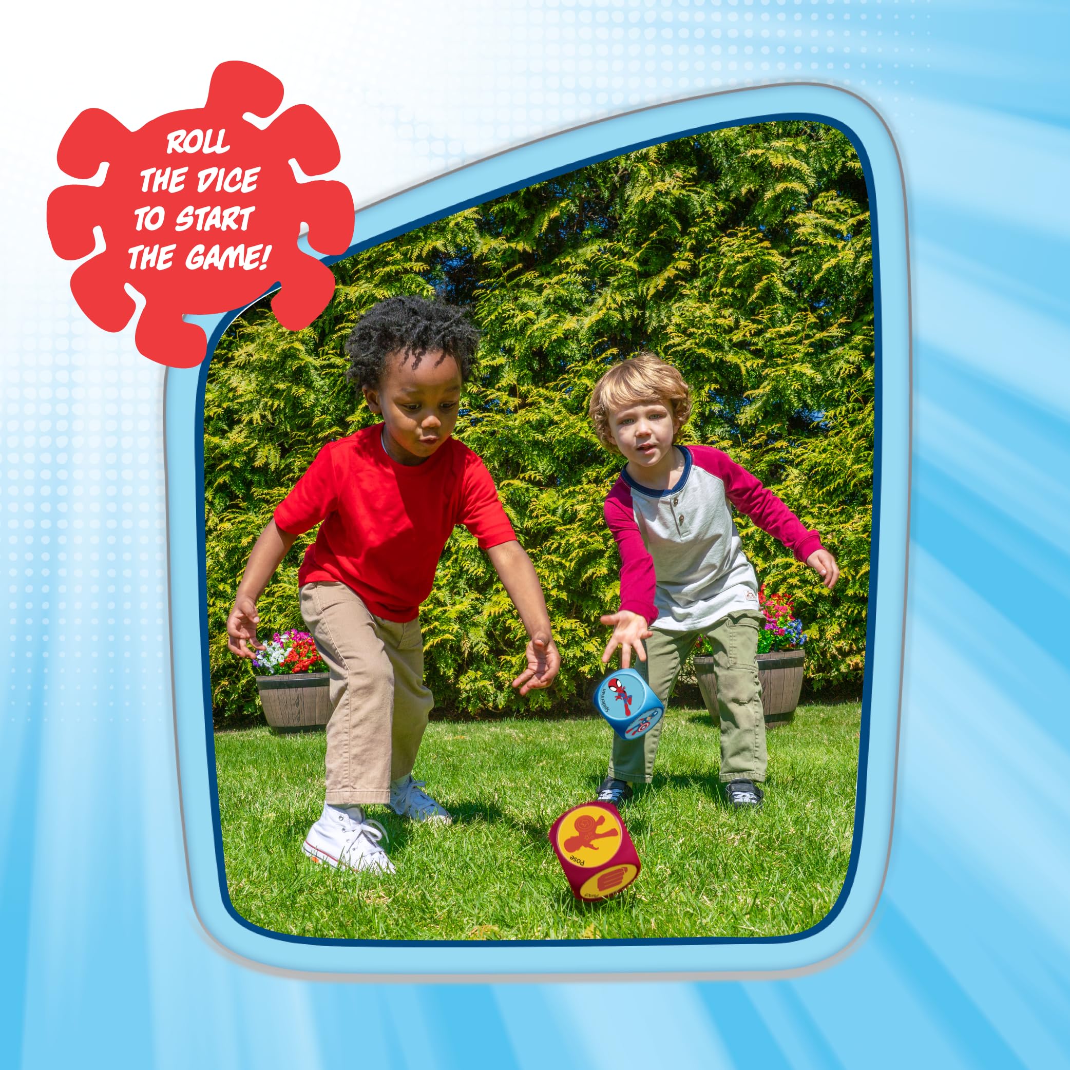 Spidey and Friends Dice Imagination Act Out The Action Game | Noche de juegos familiares para todas las edades | Diversión creativa y atractiva para todos con Spidey y amigos con 36 combinaciones