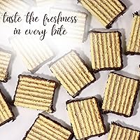 Vista 4 de Pastel de siete capas Petit Four Cakes Dobosh Torte Deliciosos pasteles de 7 capas Kosher Sin lácteos y nueces 16 onzas por pastel