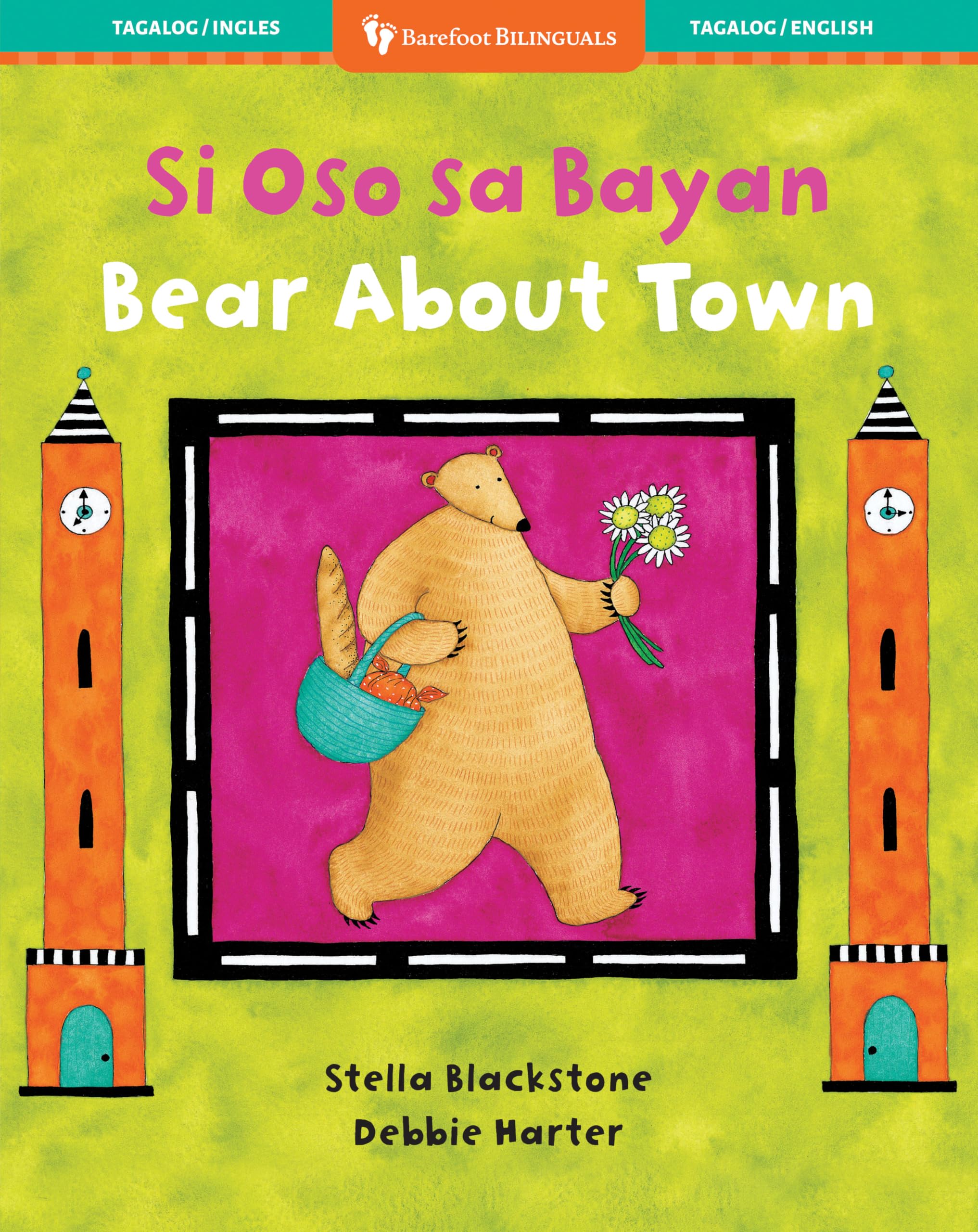 Bear About Town (Bilingual Tagalog & English) (Barefoot Bilinguals)