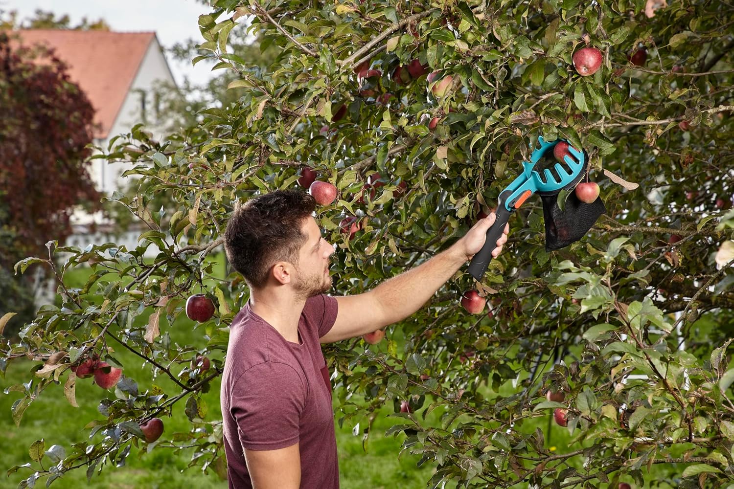 Gardena 03115-20 Combi System Fruit Picker, Black, 49x17.5x7.3 cm