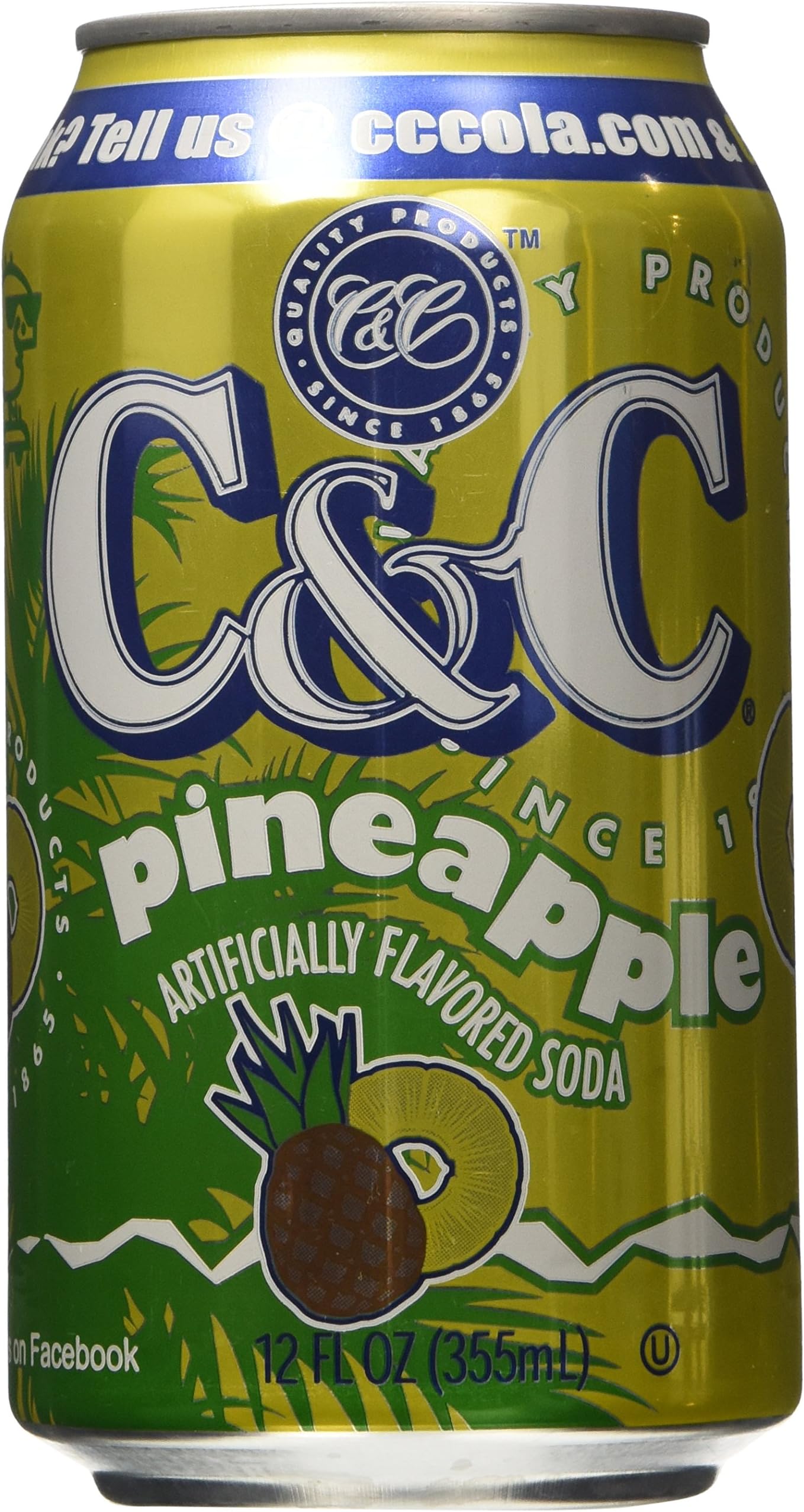 Soda, Pineapple, 12 fl.oz, 24 Count