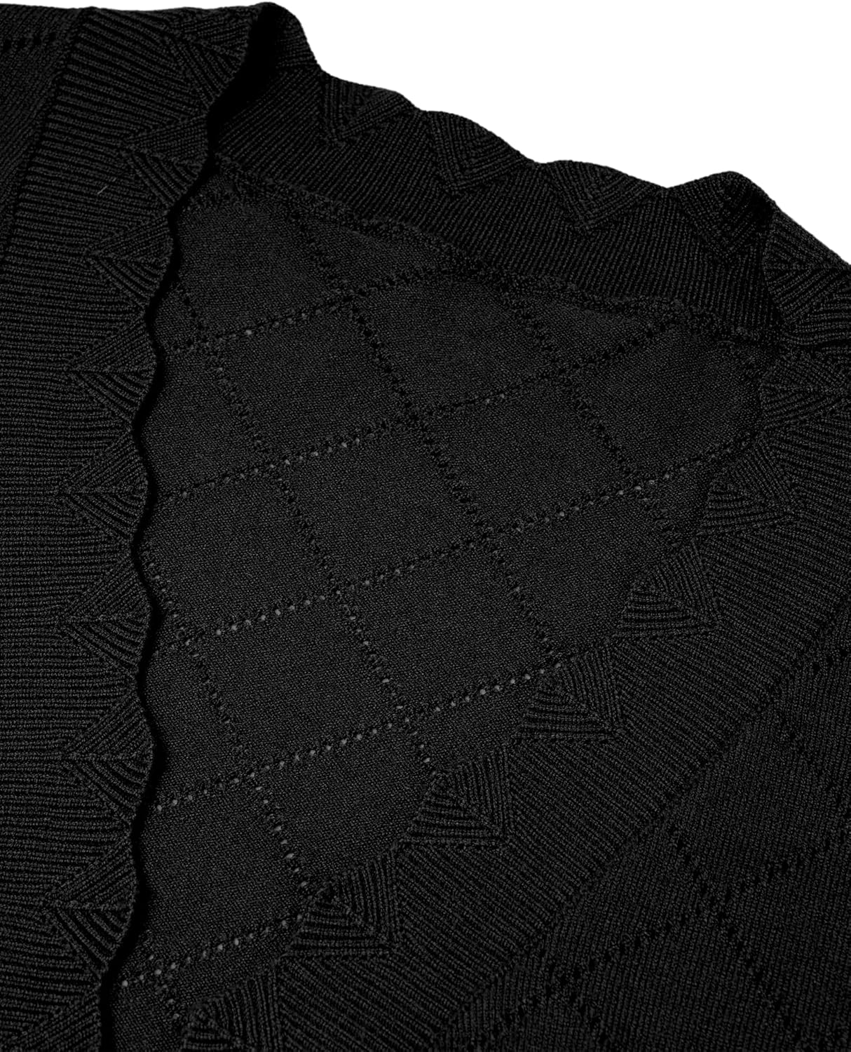 Cardigan Sweaters for Women Elegant Lightweight Open Front Cardigans Long Sleeve V Neck Knit Sweater - Image 6