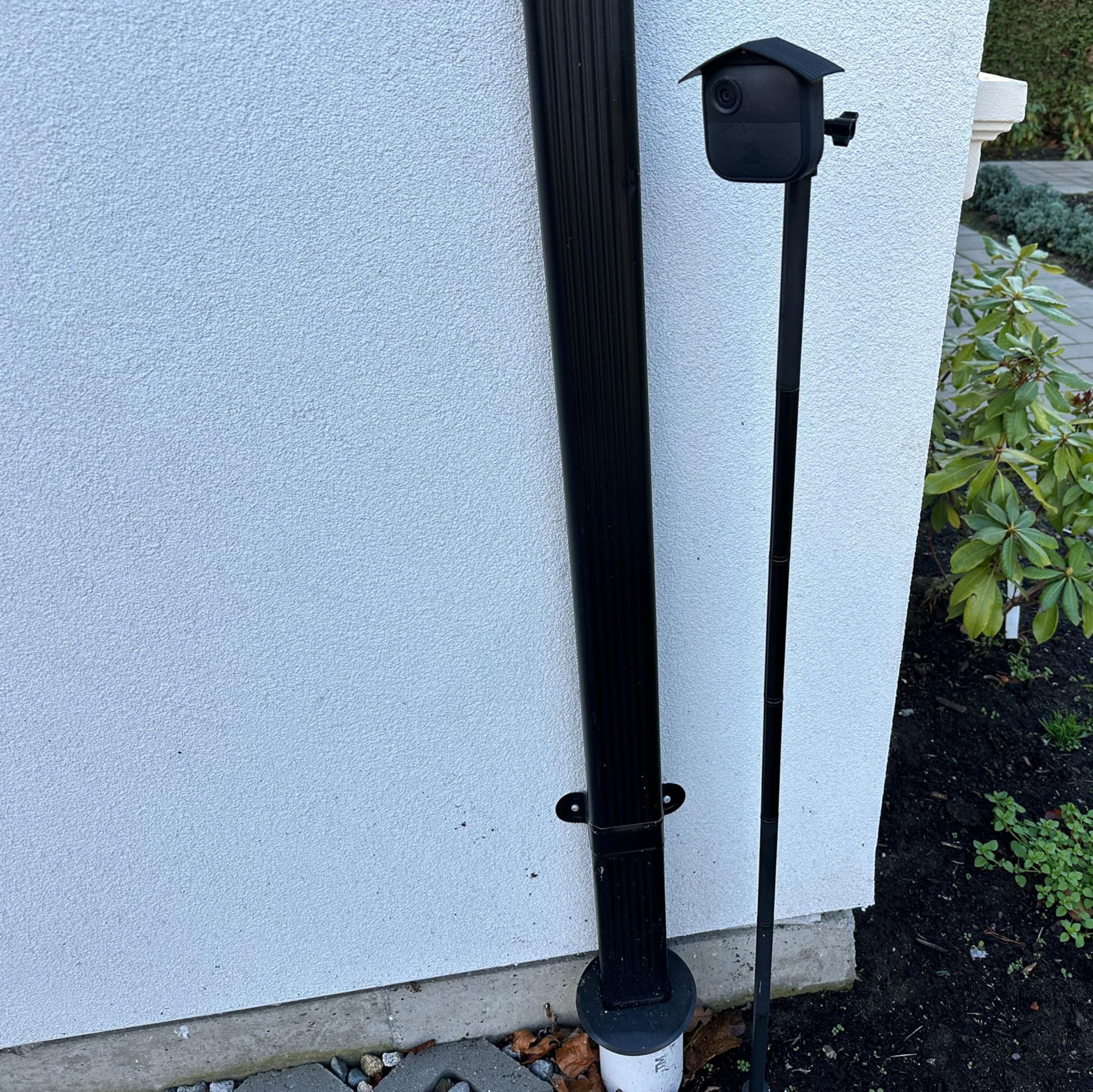 Palo A Punta Per Telecamera EufyCam E20/E40 Con Custodia Protettiva In Silicone - Supporto Da Infilare Nel Terreno, Per Esterno, Leggero In Acciaio Inox - 2
