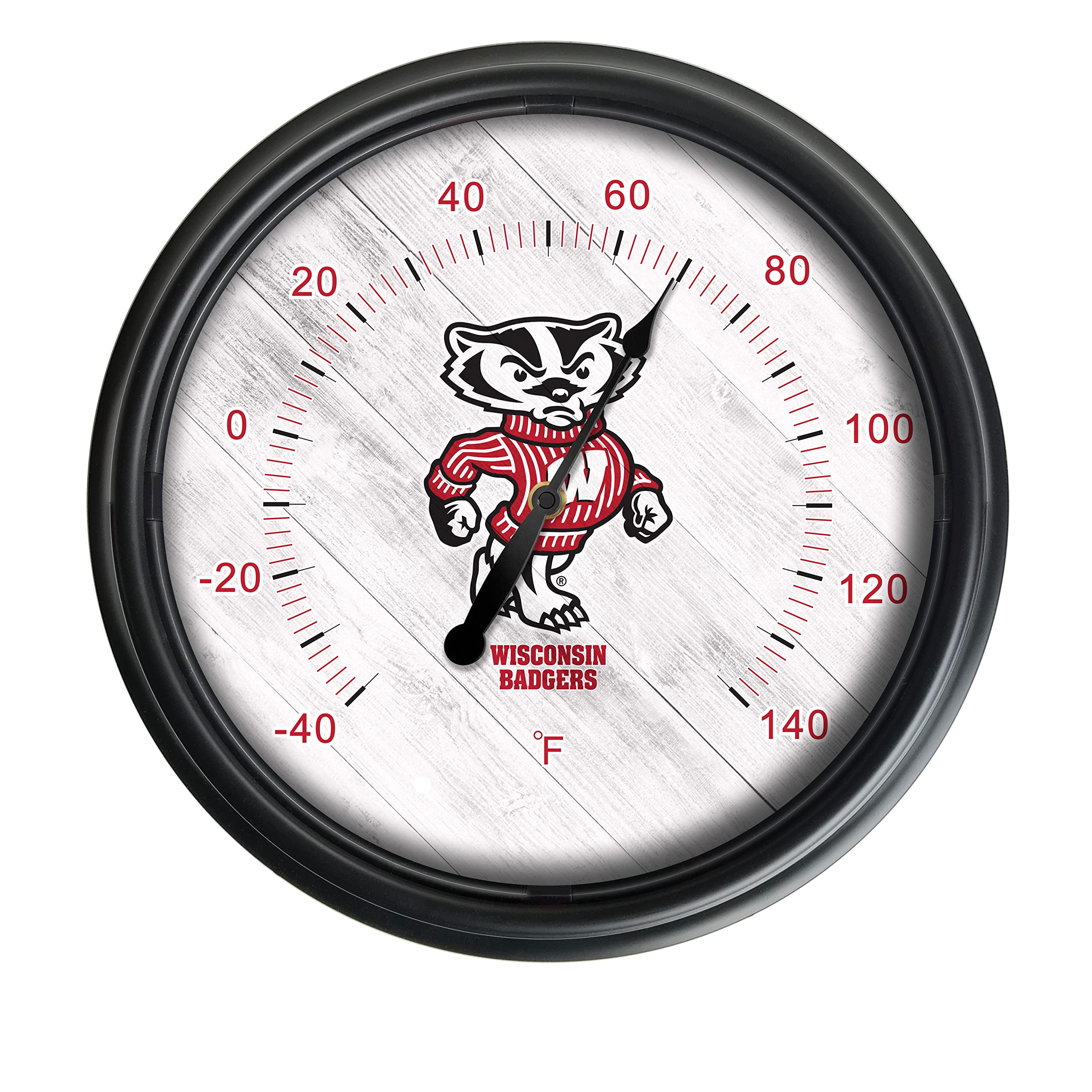 University of Wisconsin (Badger) Indoor/Outdoor LED Thermometer