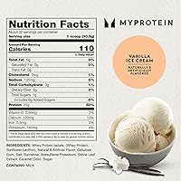 Vista 10 de Myprotein Impact Whey Protein Isolate, 5.5 Lbs (81 Servings) Vanilla, 25g Protein, 3.5g Glutamine & 4.5g BCAA Per Serving, Protein Shake for Muscle