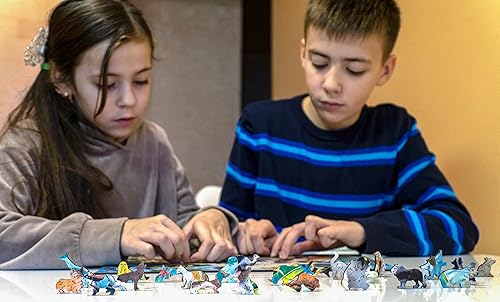 Miniatura 6 de WOODEN.CITY Rompecabezas de madera de 500 + 5 piezas, estantería de viaje mundial, rompecabezas avanzados de madera de invierno para adultos,