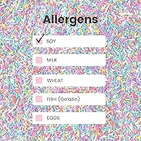 Vista 6 de Sprinkle Pop Ultimate Unicorn Rainbow Jimmies - Mezcla de espolvoreos, rosa, morado, verde, azul, amarillo, naranja, rojo y blanco, gránulos
