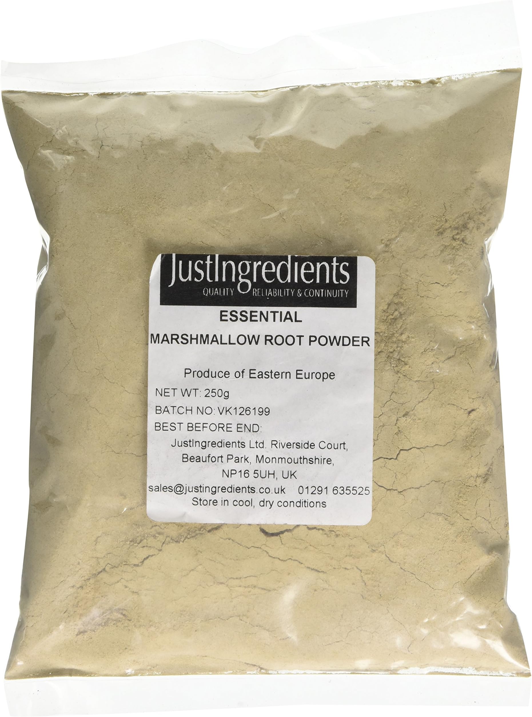 JustIngredientsEssentials Marshmallow Root Powder, 250 g (Pack of 1)