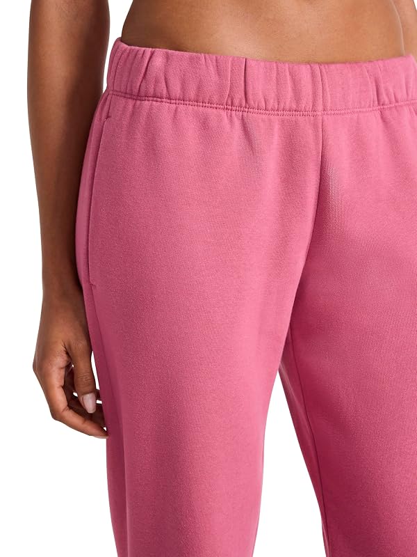 Reebok Women’s Rhinestone Jogger, Standard Fit, 30” Inseam, Midweight Cotton-Poly Fabric, Studio Pink, Medium by Reebok - Used condition - Image 4