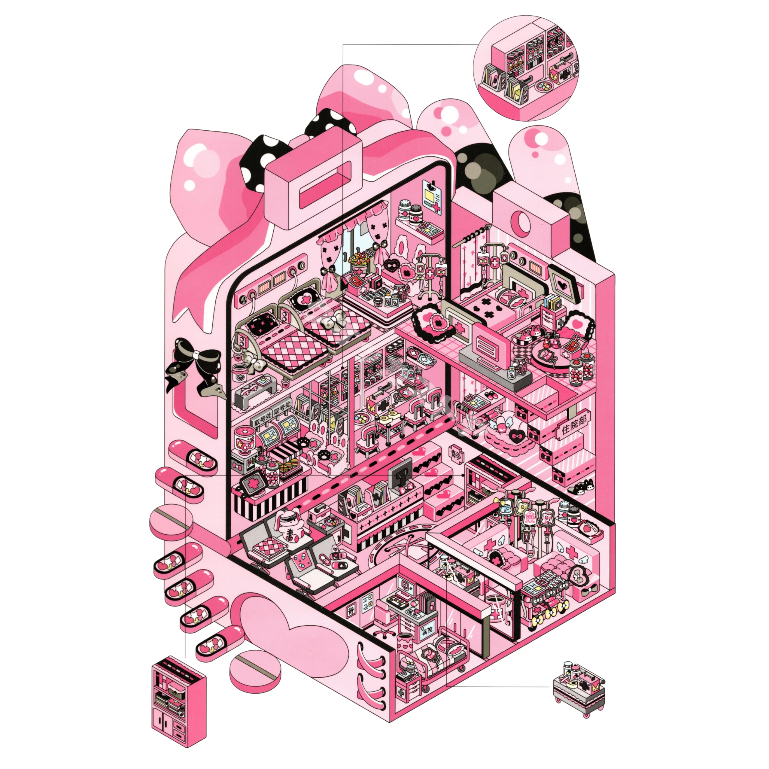 Amazon | クオッカストア 【3D 造景シール シーンシール】 ステッカー