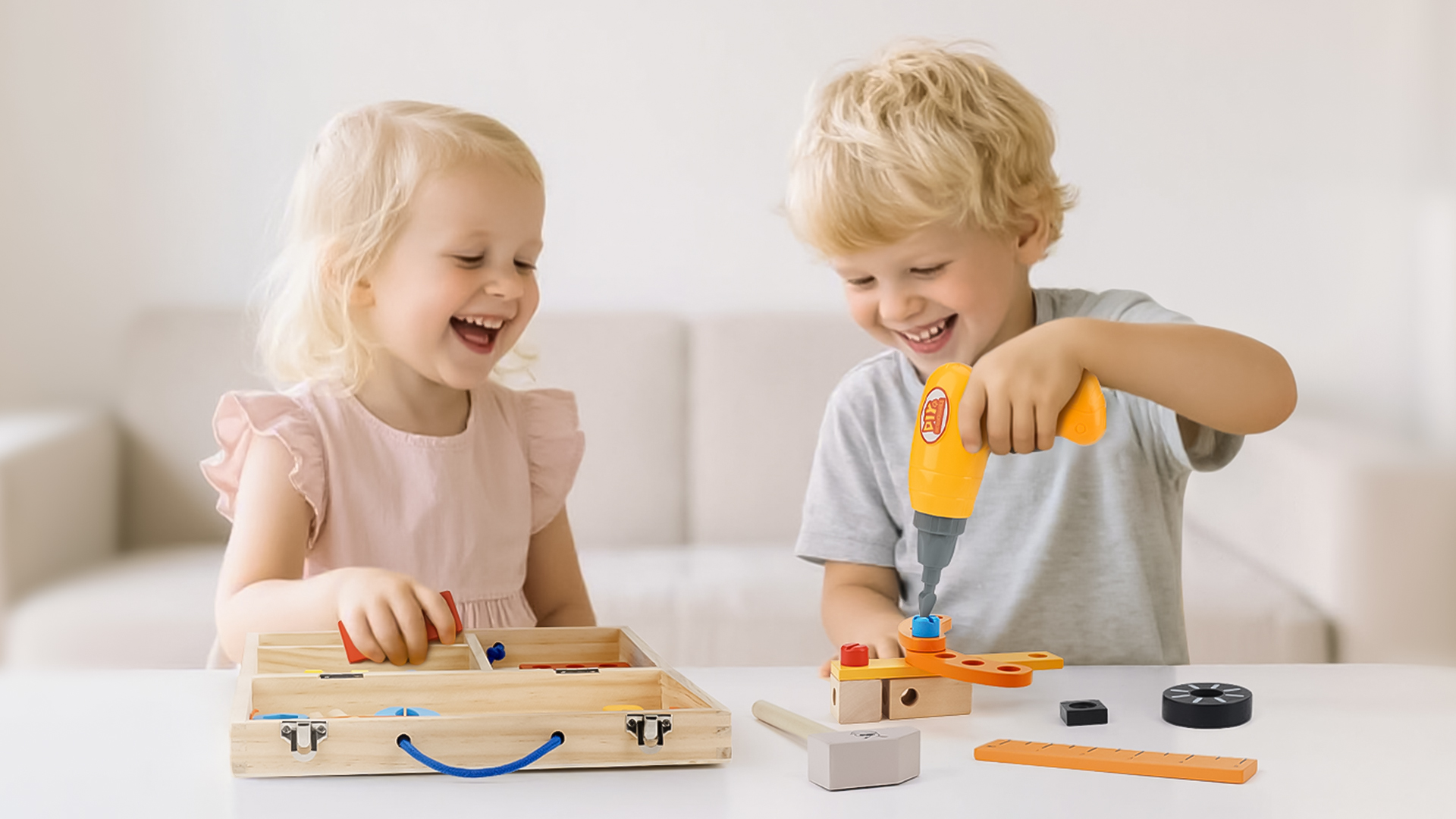 Amazon | 大工さん おもちゃ 知育玩具 3 4 5 6歳 男の子 女の子