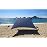 Neso Grande Portable Beach Tent Sun Shelter - Lightweight Beach Shade Canopy - Easy Setup for Family Outings - Patented Reinforced Corners - UPF 50+ Sun Protection - 7ft Tall, 9 x 9ft - Navy