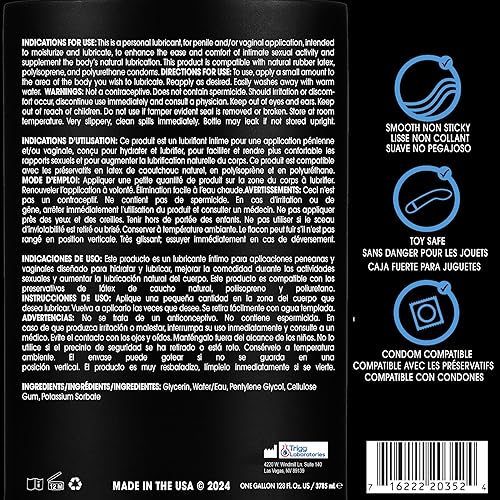 Miniatura 2 de Wet Silver Lubricante a base de agua Fórmula original premium de larga duración Vegano, pH equilibrado, hipoalergénico, libre de parabenos,