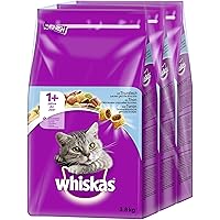 Whiskas 1+ cibo secco per gatti – croccante con tonno – cibo secco di alta qualità