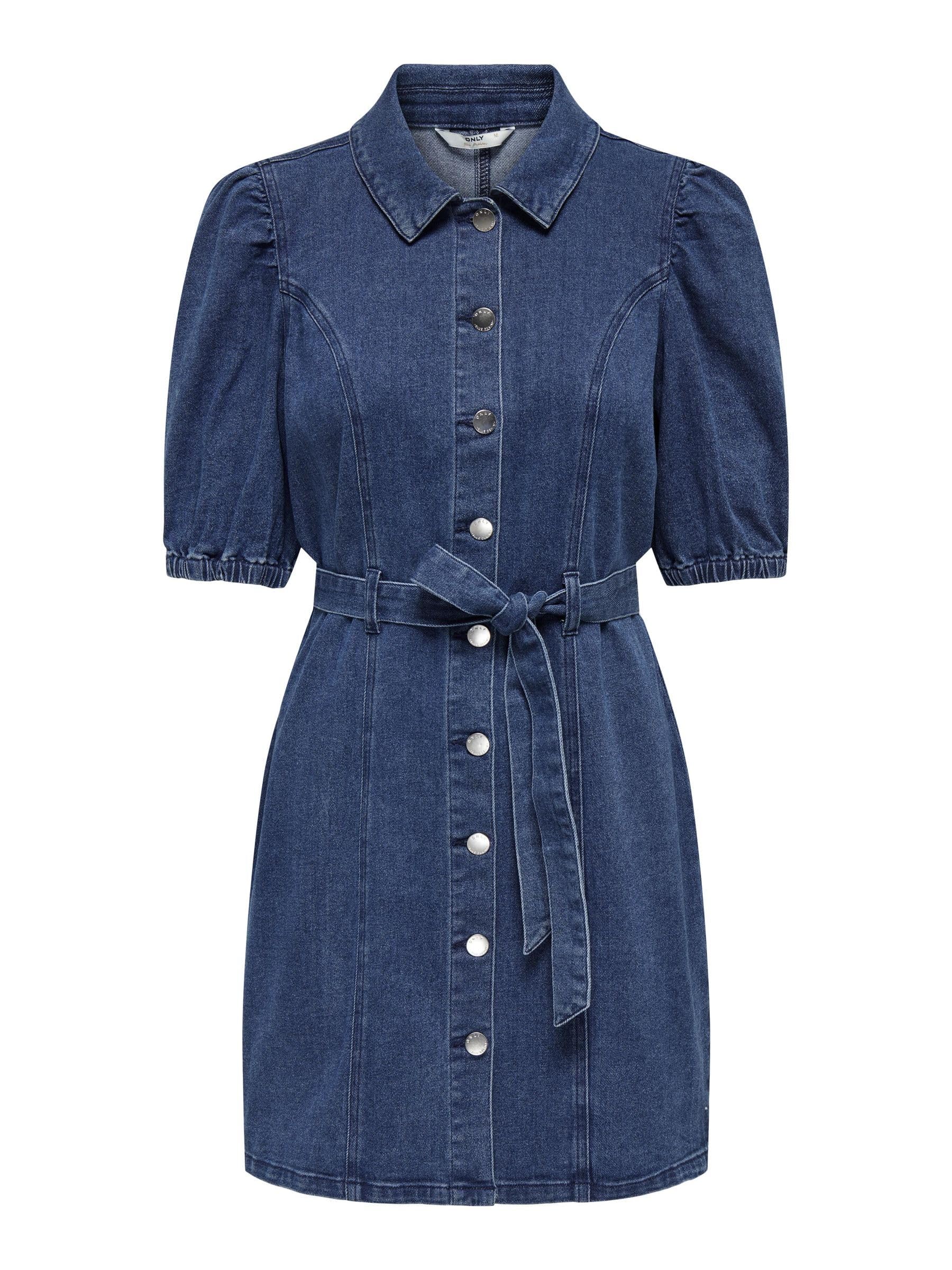 ONLY Jeanskleid SS Belt Denim Dress Noos