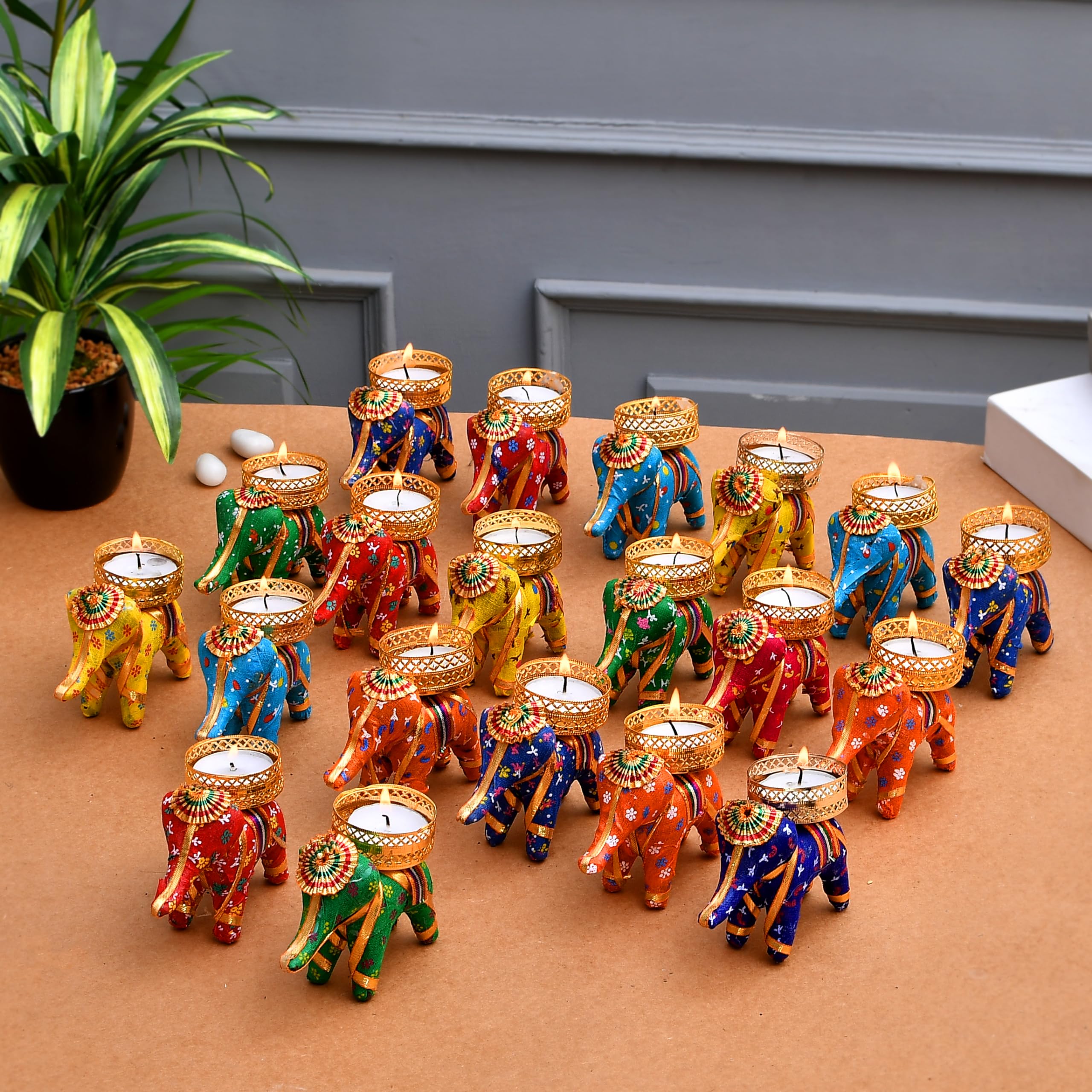 Tealight Candles Holder for Birthday, Diwali, Festival Decoration Christmas Corporate Gifts Elephant Tealight Candle Holder Home Decoration Items for Diwali (Number of Items : 20) (B0CKMS5WMG) Amazon Price History, Amazon Price Tracker