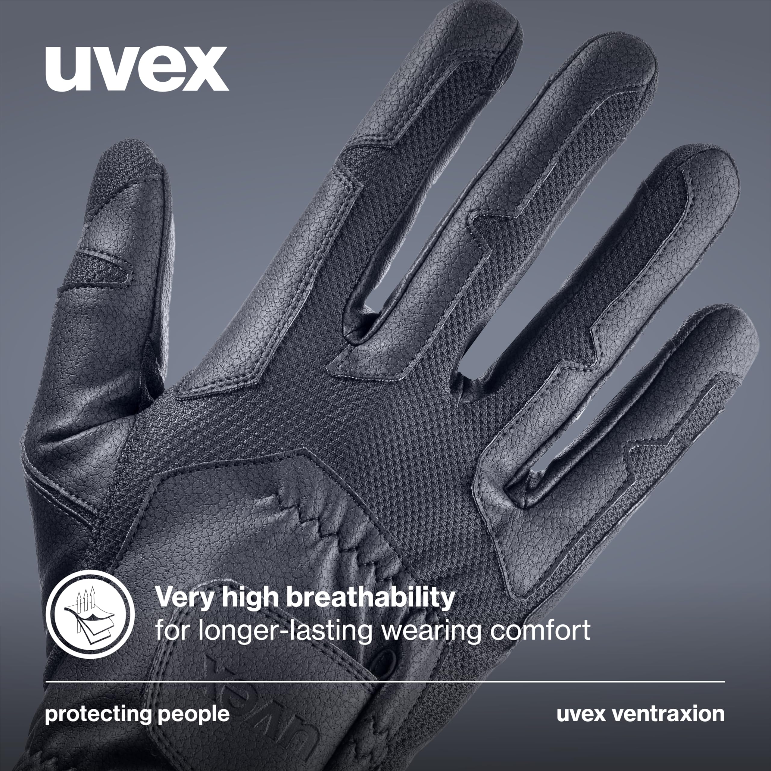 Uvex Ventraxion Guantes de equitación, Unisex Adulto