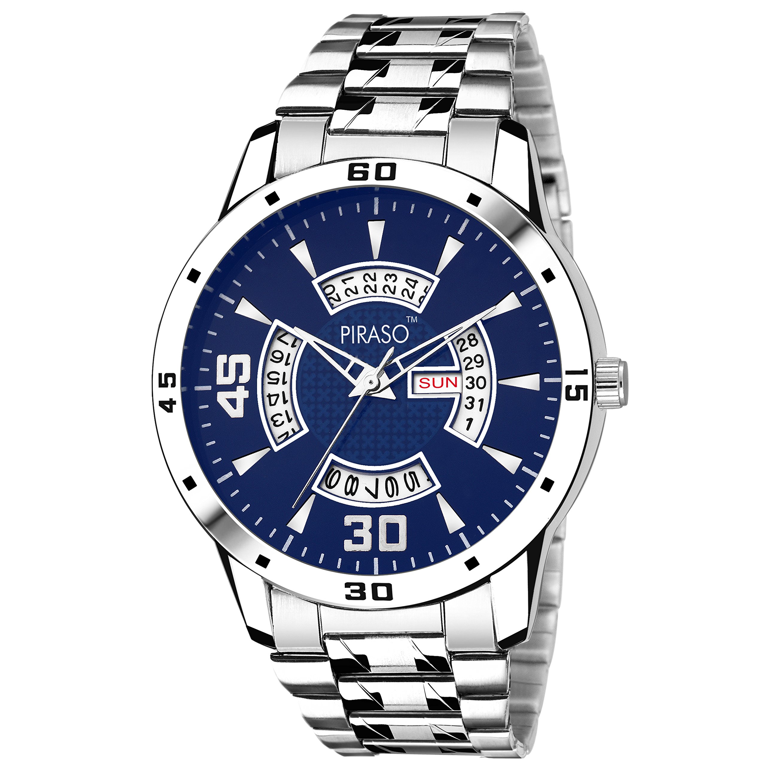 PIRASO Analog Day and Date Watch for - Men (B07DZLQ24F) Amazon Price History, Amazon Price Tracker