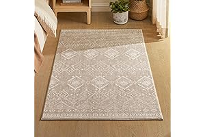 SONGMICS HOME Area Rug, 3x5 Boho Rug