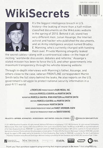 Vista 2 de Frontline Wikisecrets Julian Assange & Wikileaks