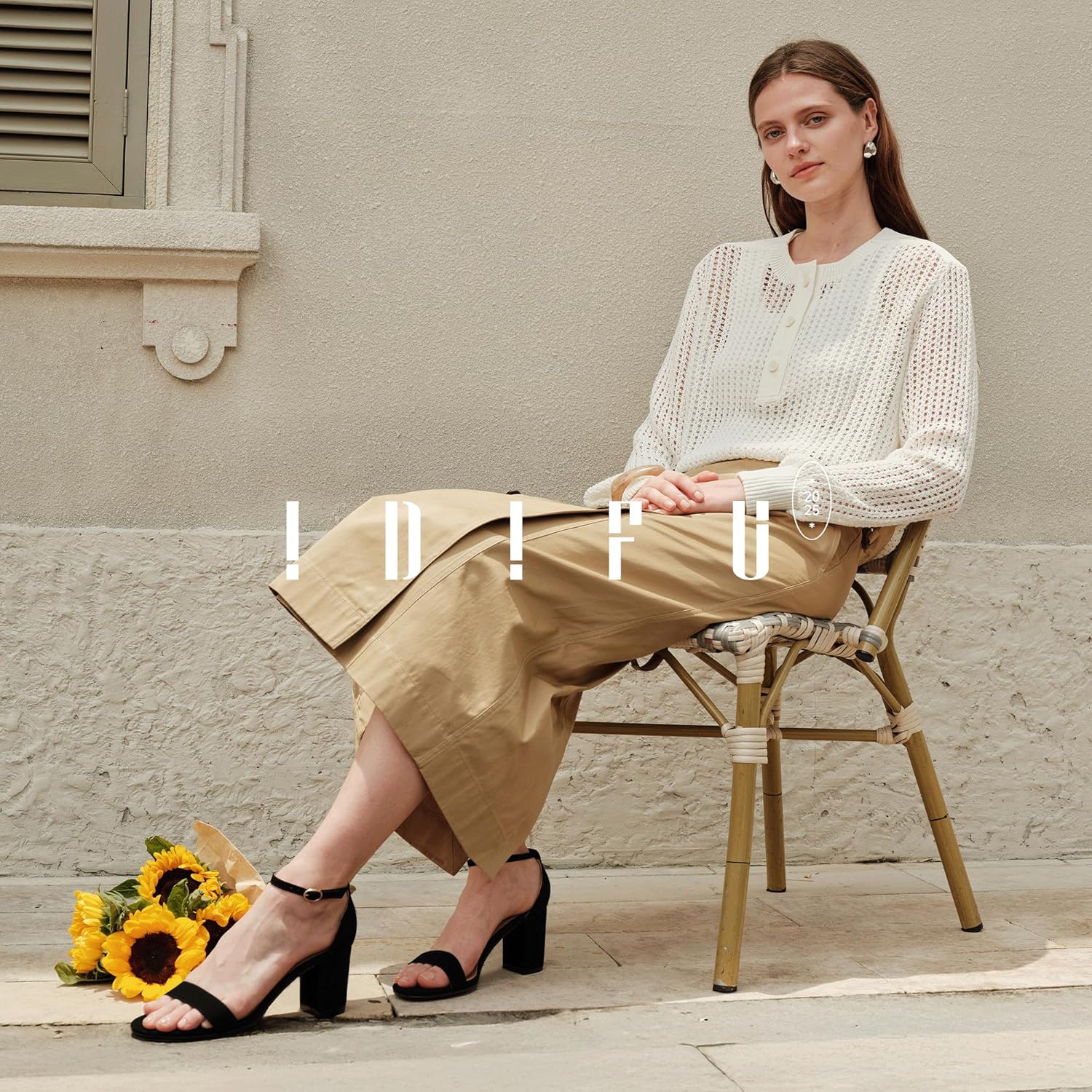 IDIFU Women's 3 Inch Heel Sandals for Women - Image 2