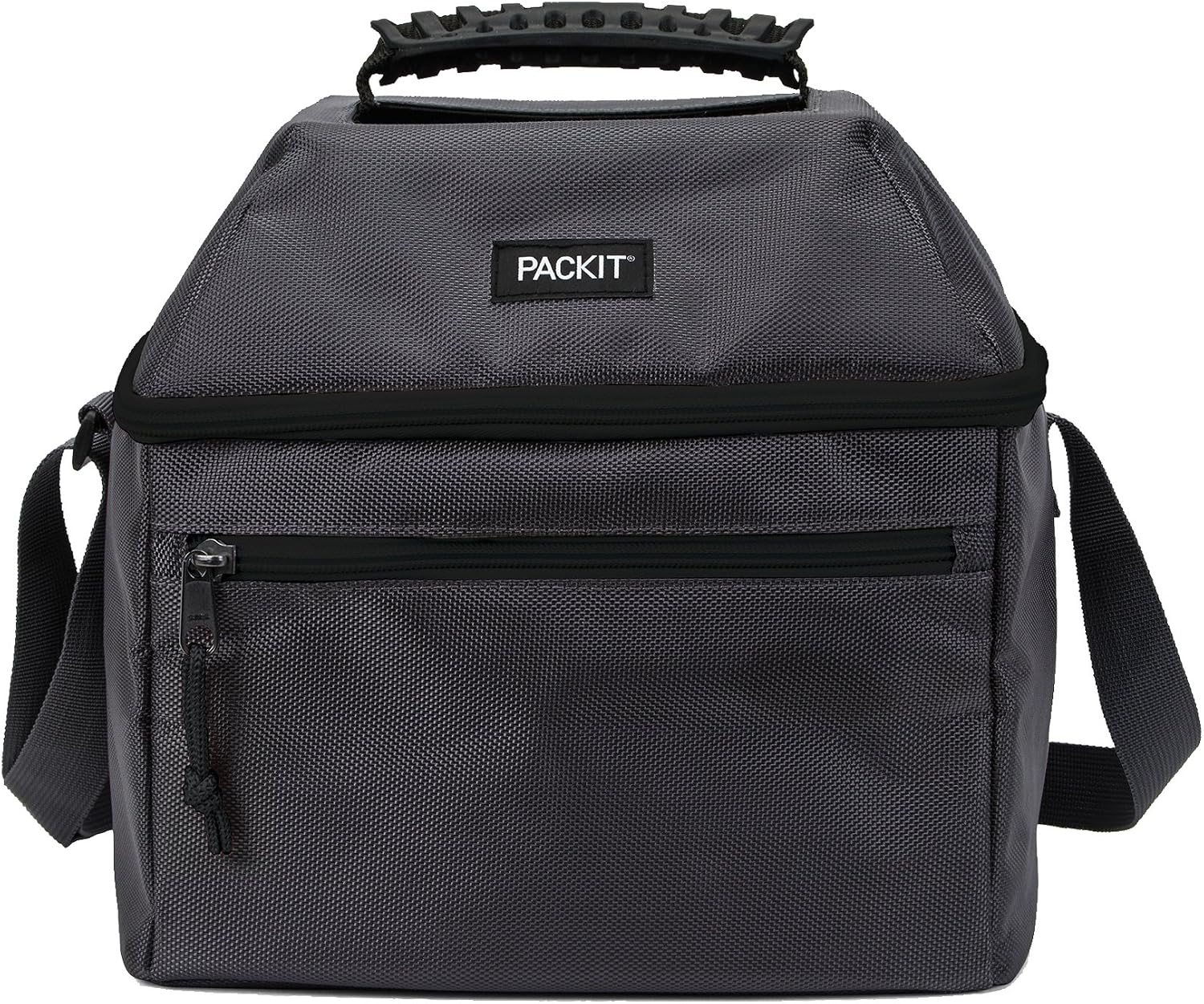 PackIt Freezable Utility Cooler, 18 Can, Charcoal Grey