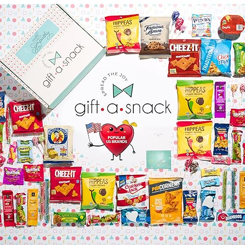 Miniatura 32 de Gift A Snack – Caja llena de golosinas variadas para el Día del Padre y cumpleaños, incluye tarjeta de felicitación, cesta de golosinas con dulces