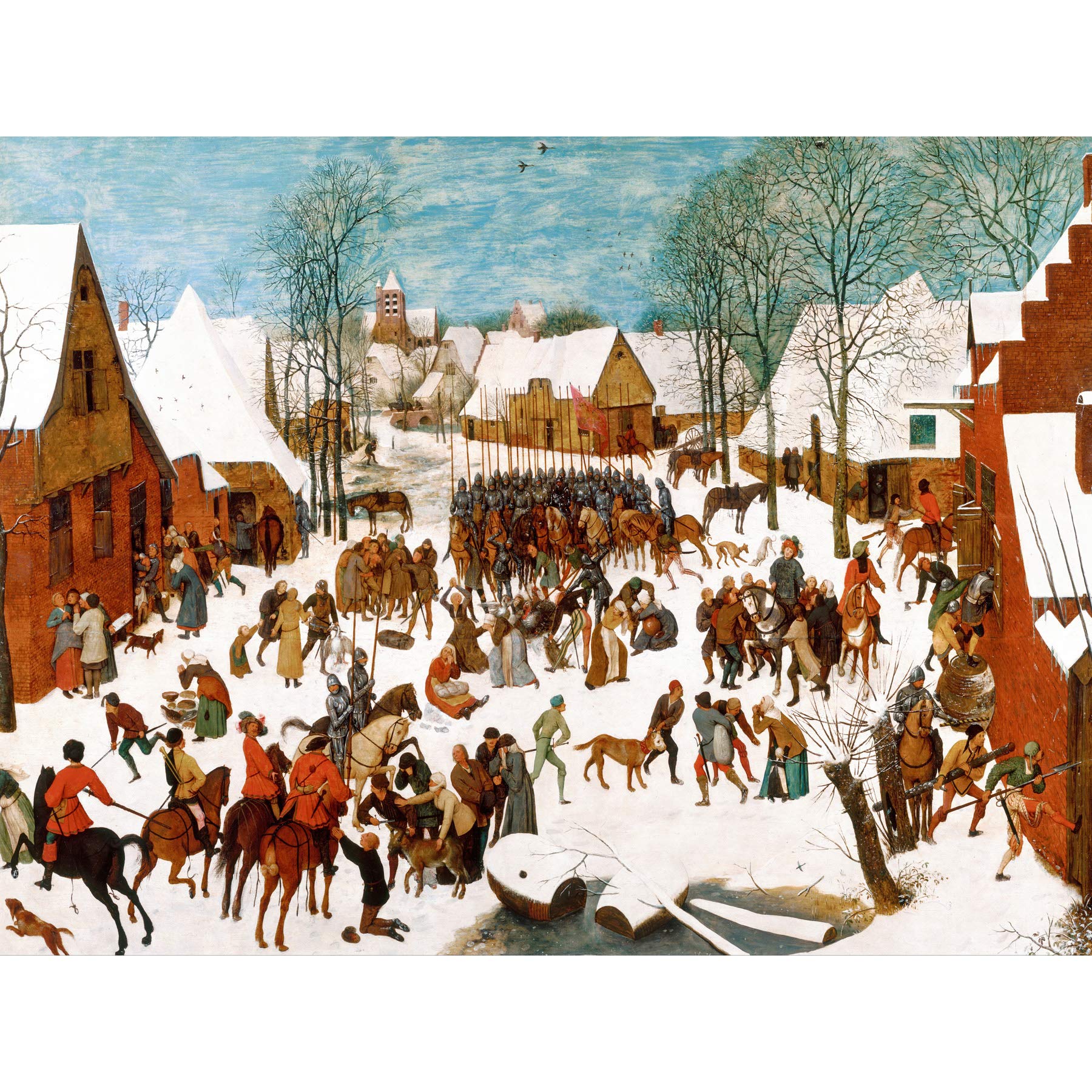 Pieter Bruegel The Elder Massacre Of The Innocents Large Art Print Poster Wall Decor Premium Mural
