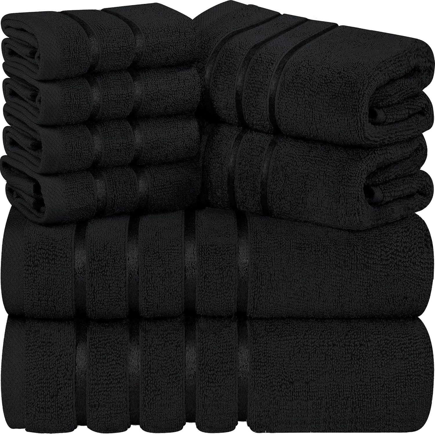 Utopia Towels 8Piece Luxury Towel Set, 2 Bath Towels, 2