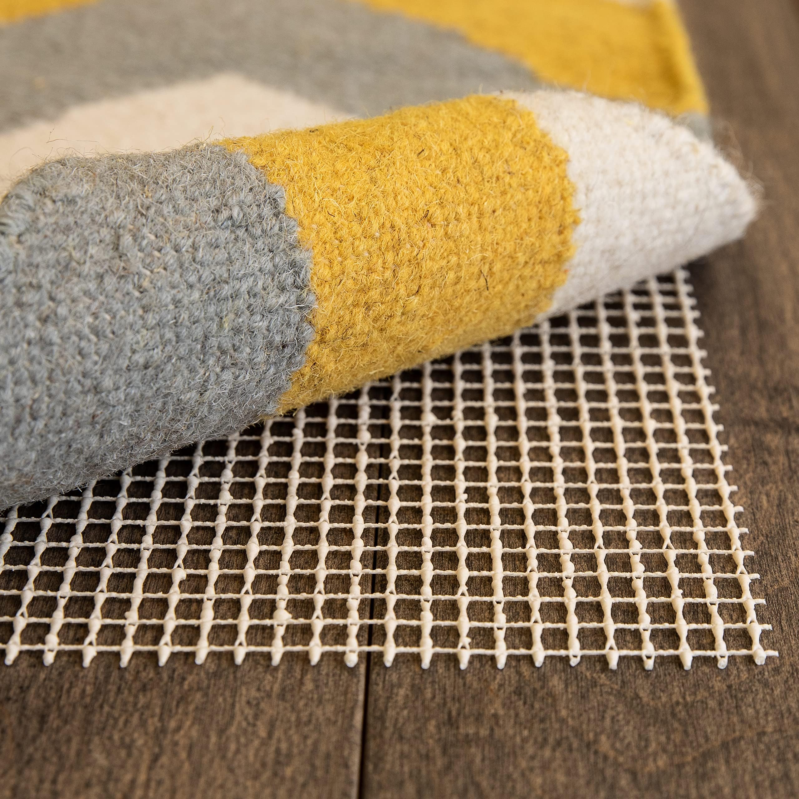 Grip-It Ultra Stop Natural Low-Profile Non-Slip Rug Pad for Area Rugs and Runner Rugs, Rug Gripper for Hardwood Floors 5' x 8'