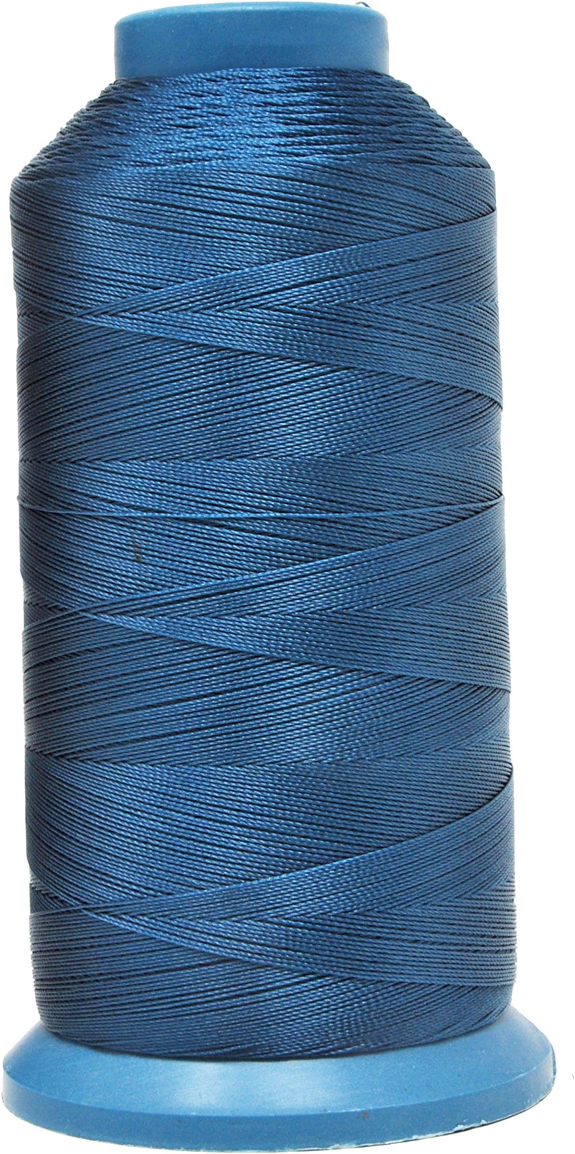 Mandala Crafts Size 69 210D T70 Bonded Nylon Thread - Airforce Blue 1500 YDs Tex 70 Heavy Duty Sewing Threads for Leather, Jeans, Weaving, Outdoor Marine Upholstery