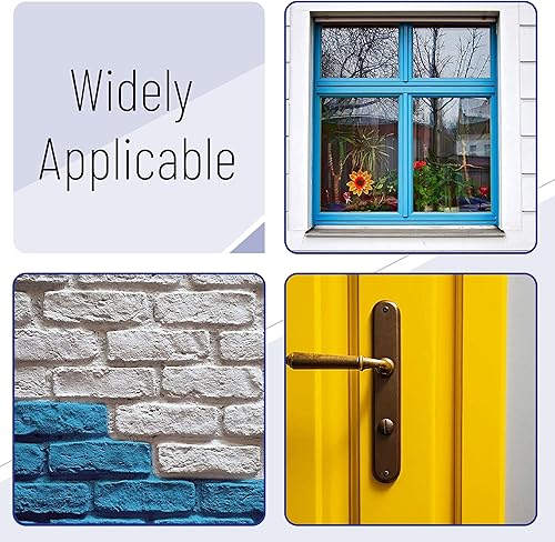 Miniatura 89 de Bates - Brocha de pintura para recortar, 0.75 pulgadas, mango ergonómico antideslizante, cerdas sintéticas, pinceles de corte para pintar, negro