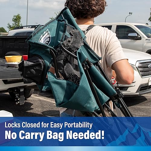 Miniatura 29 de Kijaro Dual Lock Pro - Silla plegable para ventilador deportivo, 26 pulgadas de largo x 35.5 pulgadas de ancho x 37 pulgadas de alto, Minnesota