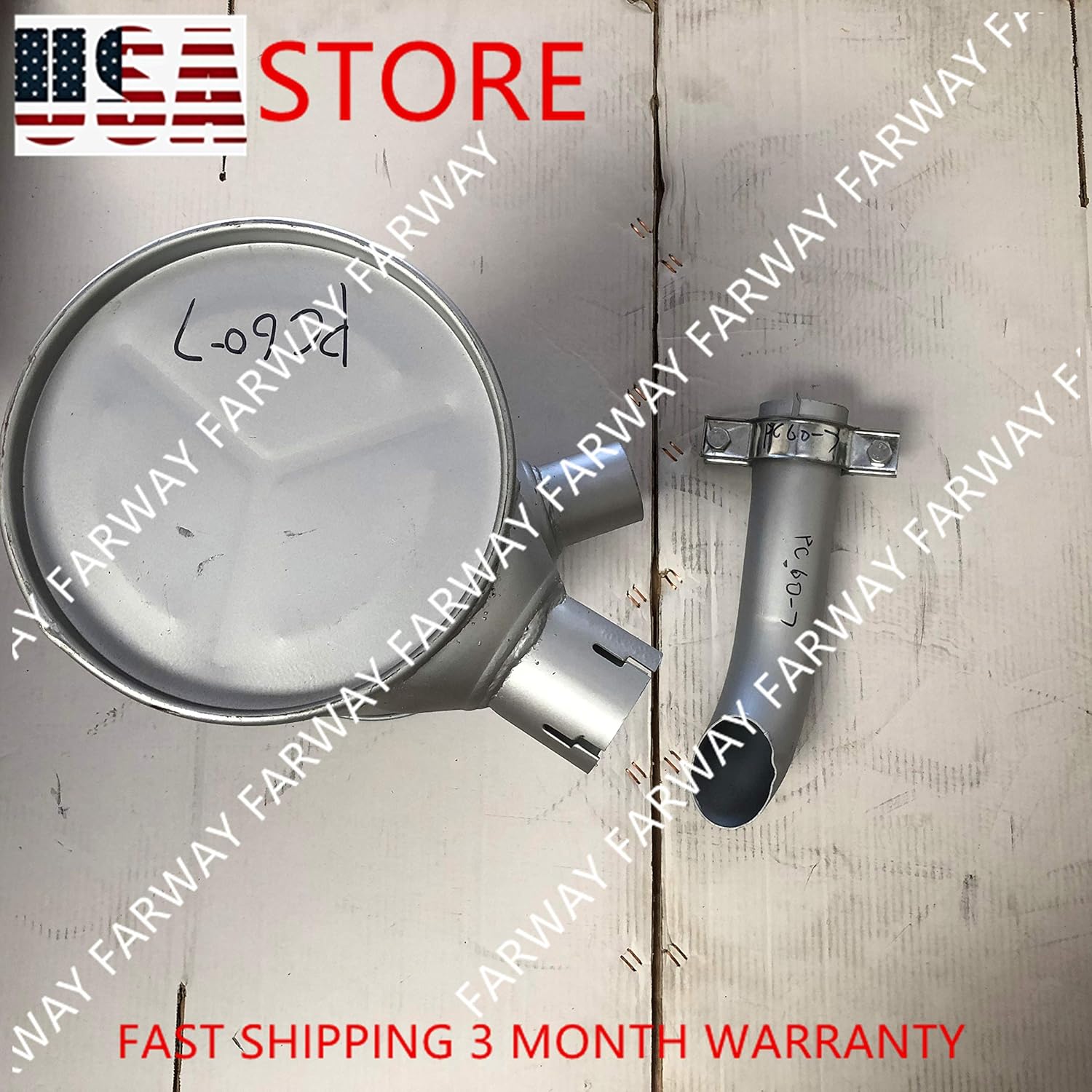 PC60-7 PC60-6 Muffler Fit For Komatsu 6205-11-5220 Engine 4D95