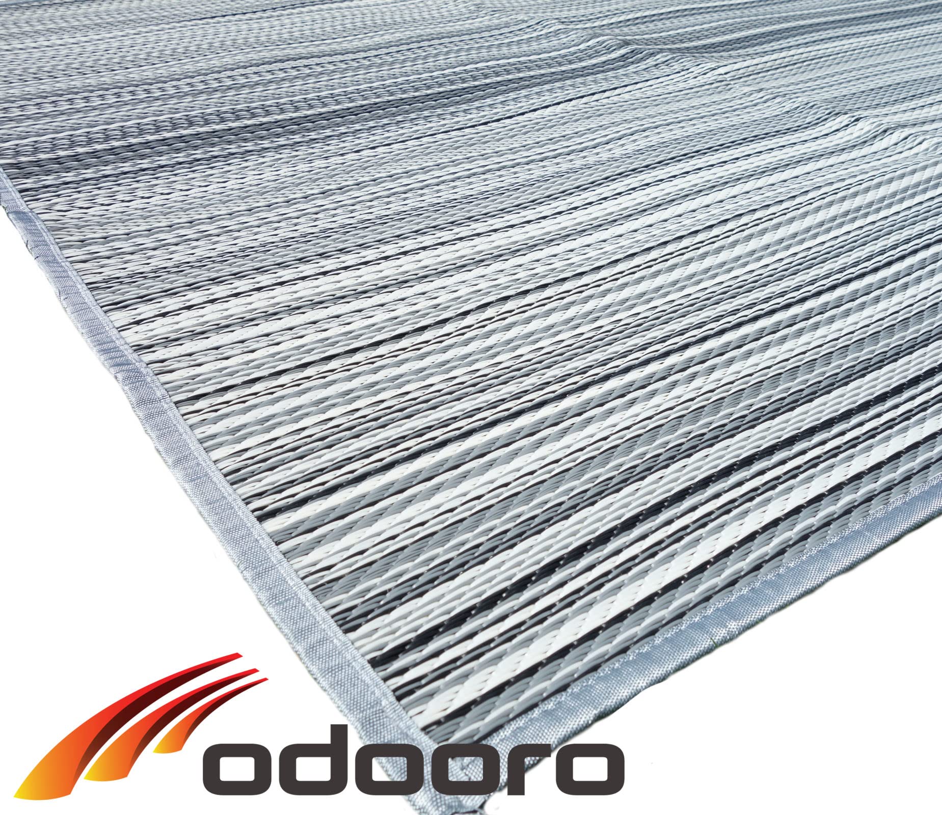 Schlauchland Zeltteppich ** odooro WAVETEX Stripe 2,7m x 5m *** VIELE GRÖSSEN + Farben ** Camping Matte Wohnwagen 450 g/m² Outdoor Teppich Vorzelt Teppich Garten Spieldecke
