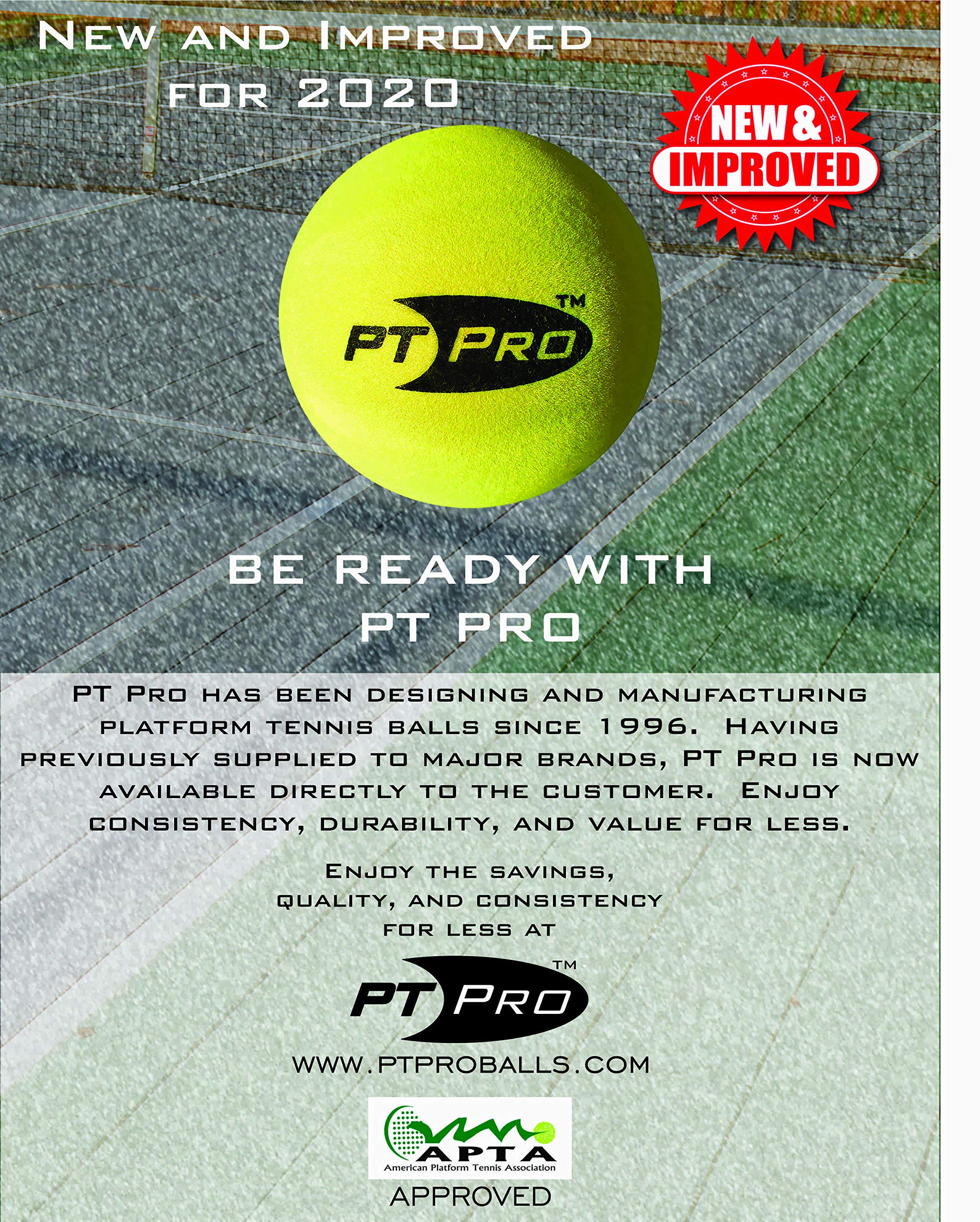 PT Pro Pelotas de tenis de plataforma - ¡Nuevas! Bola de invierno 9