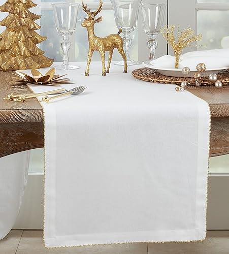 Miniatura 9 de SARO LIFESTYLE - 1442.GL20S 1442 Recotting Collection Servilletas de cena con diseño cosido con látigo, doradas, juego de 4 piezas, 20 pulgadas, 4