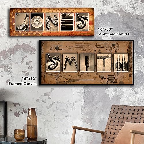 Miniatura 2 de Personal-Prints FIREARM - Impresión artística con nombre personalizado, regalo personalizado para el entusiasta de las armas, fotos únicas para Arma