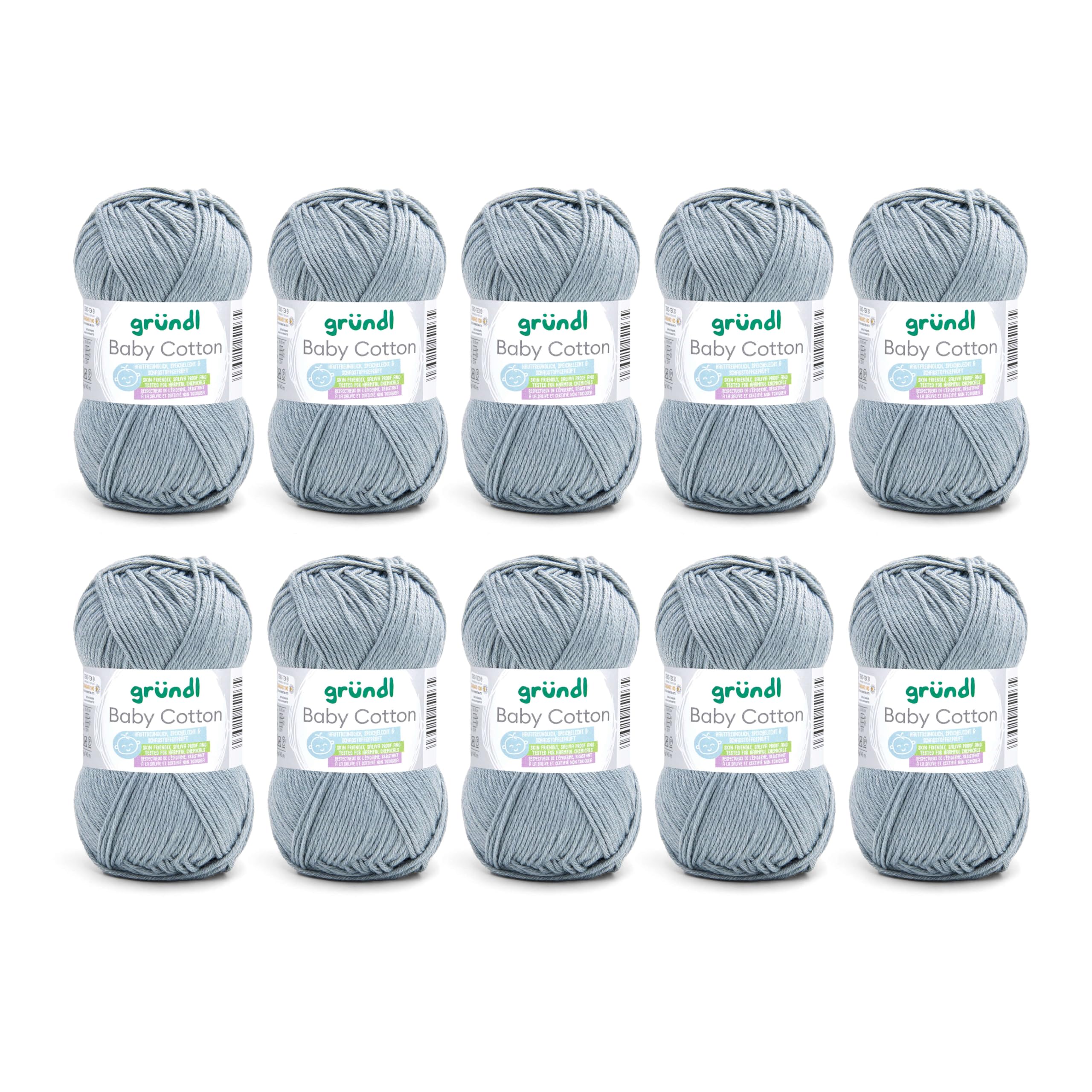 Gründl Baby Cotton laine aigue-marine pour layette et tricot bébé
