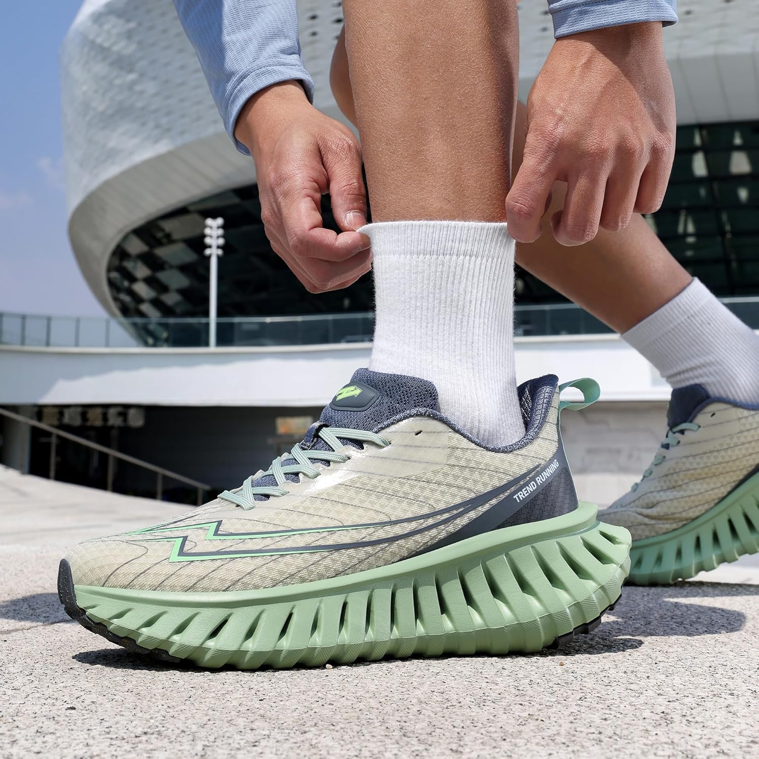 Chunky Fashion Walking Shoes for Women & Men Breathable Casual Sneakers Lightweight... - Image 3