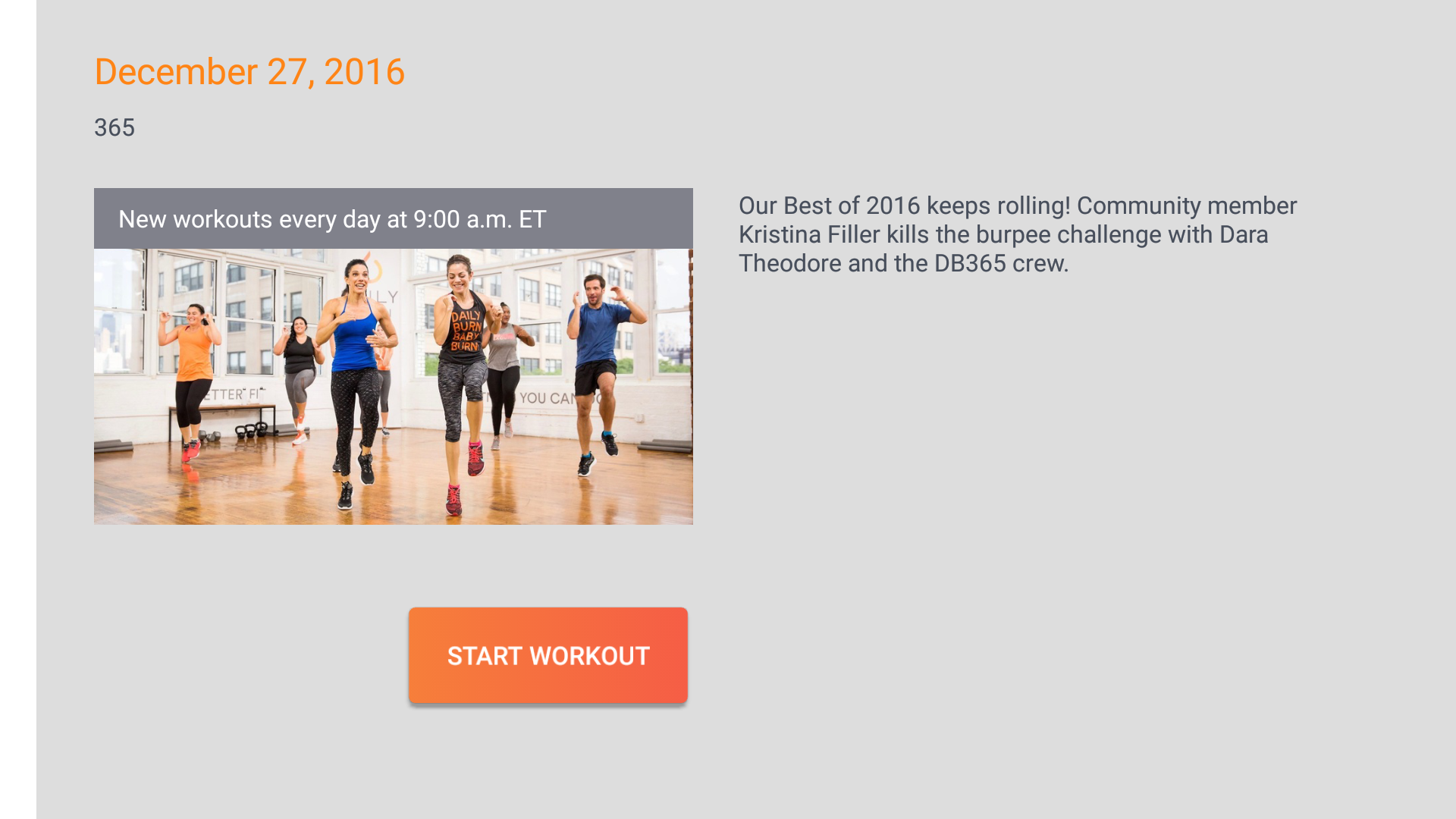 Daily Burn Streaming for Android