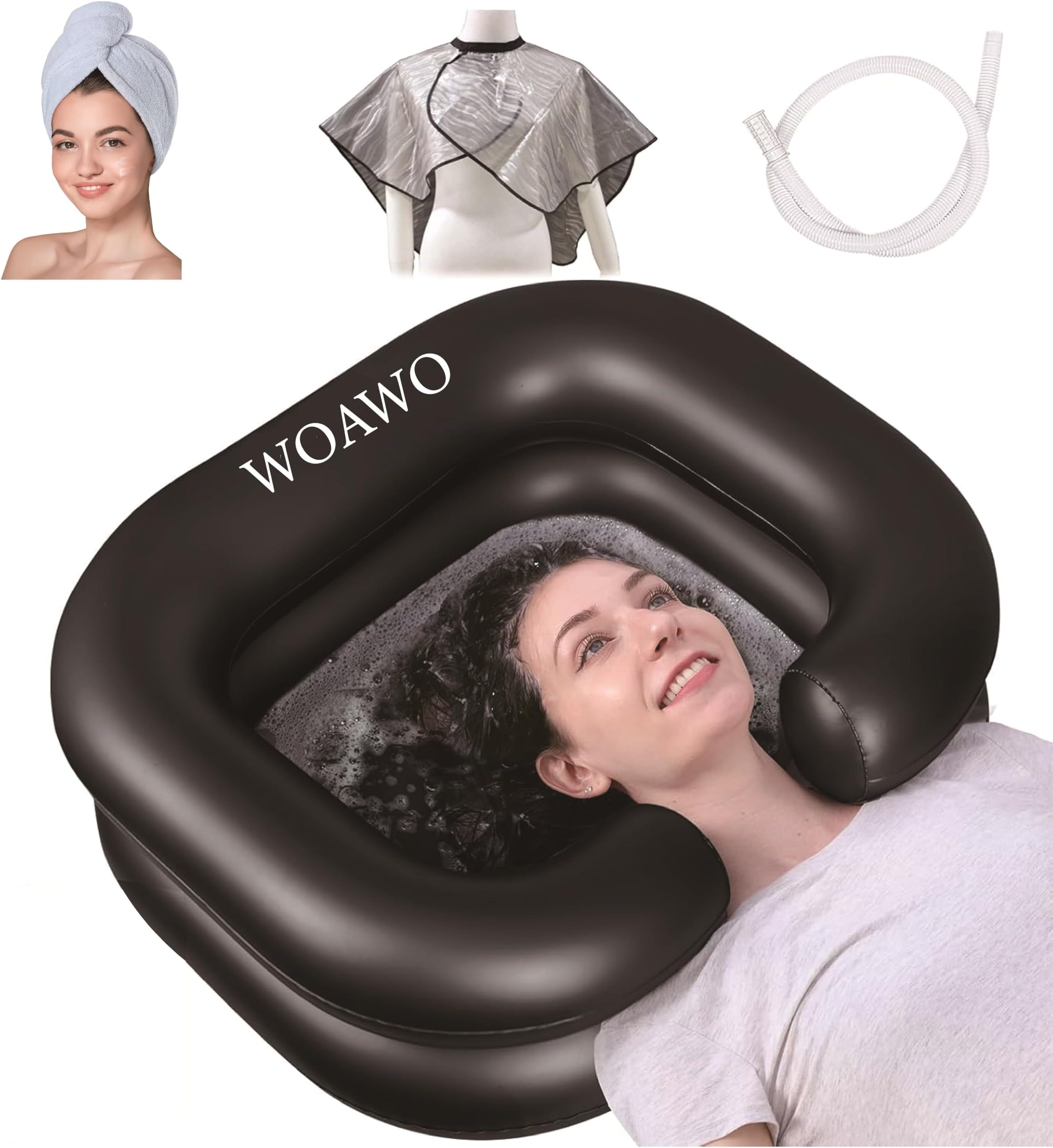 Amazon.com: DMI Portable Inflatable Shampoo Bowl for Bedside and in Bed ...