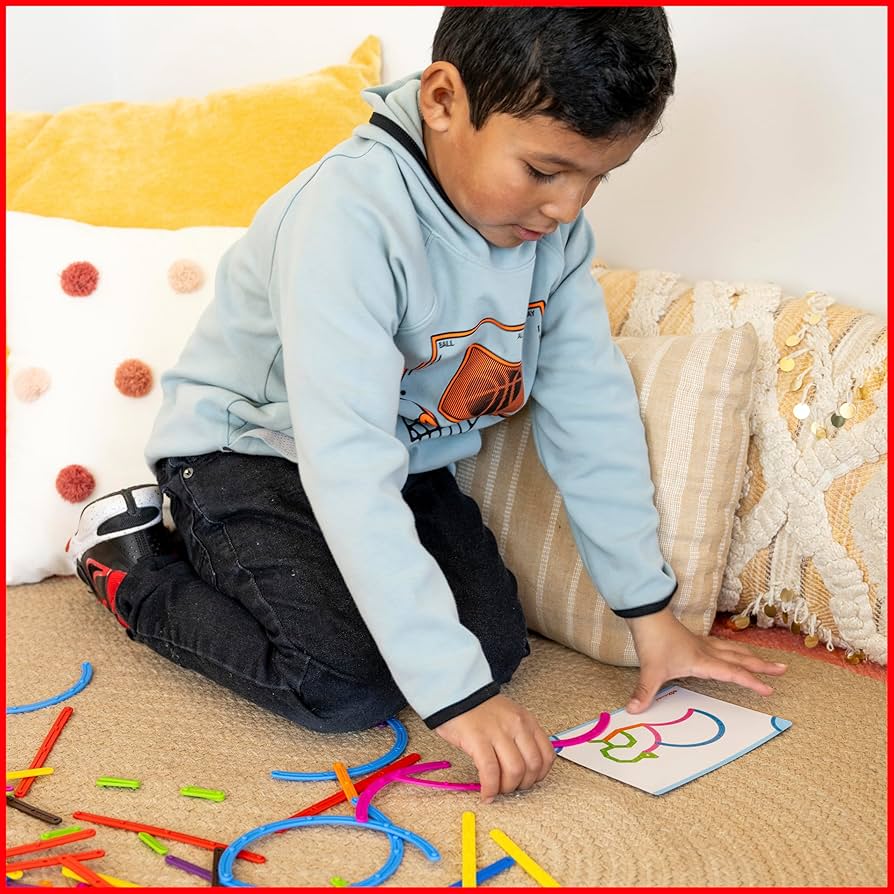 知育玩具 mkrs Gears Interlocking Learning Set, Building Kits STEM