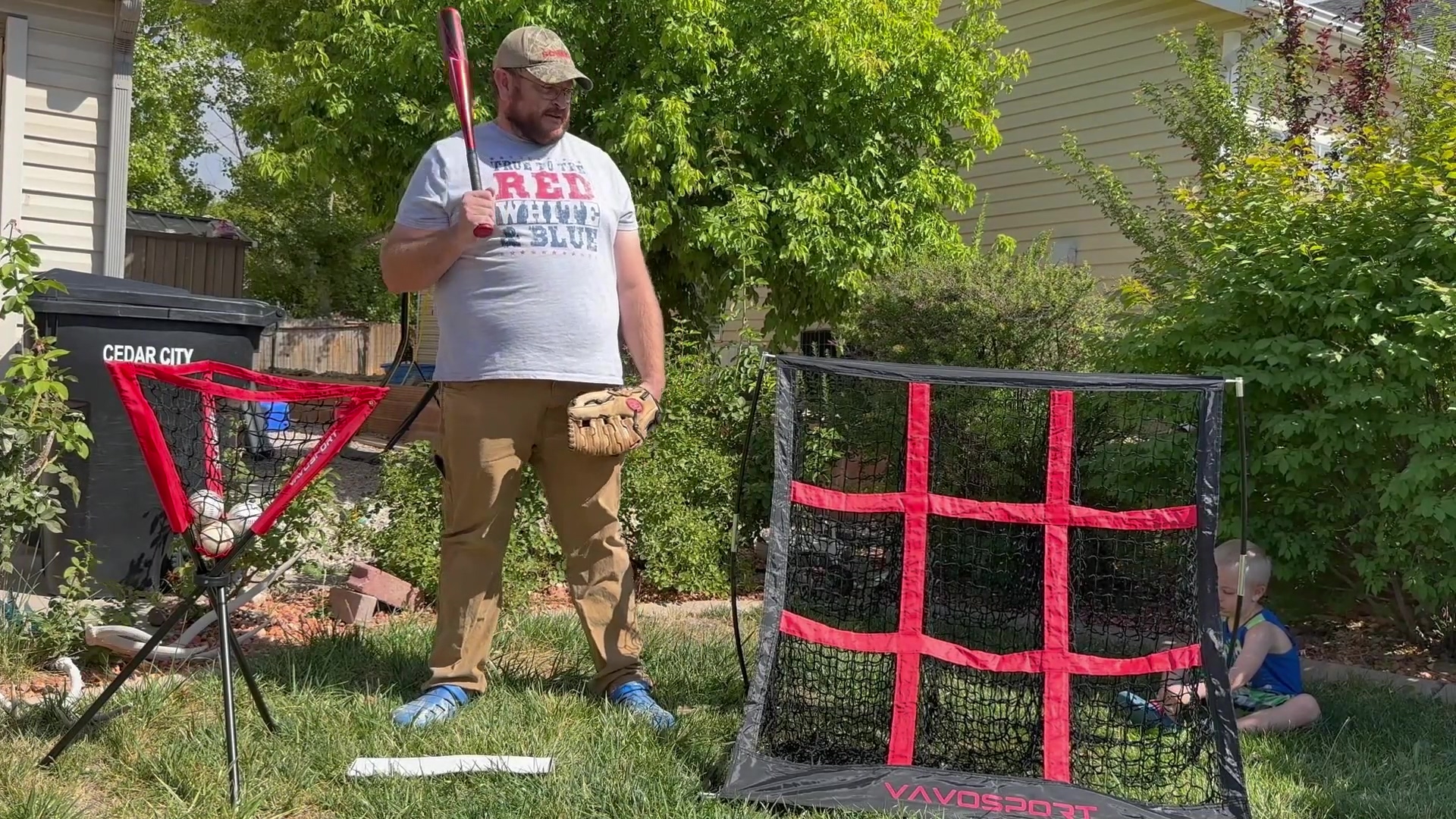 ネット　９ｍ×２ｍ Amazon.com: VAVOSPORT 9-Square Pitching Target Net Set