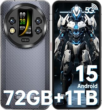 WP200 Pro Rugged Smartphone 5G - 72GB 24+48  RAM+1TB ROM 6.7" Rugged Phone 8800mAh Android Phones 108MP Camera IP68/69K Waterproof Phone 4G Android 15 Dual SIM/NFC/OTG/GPS