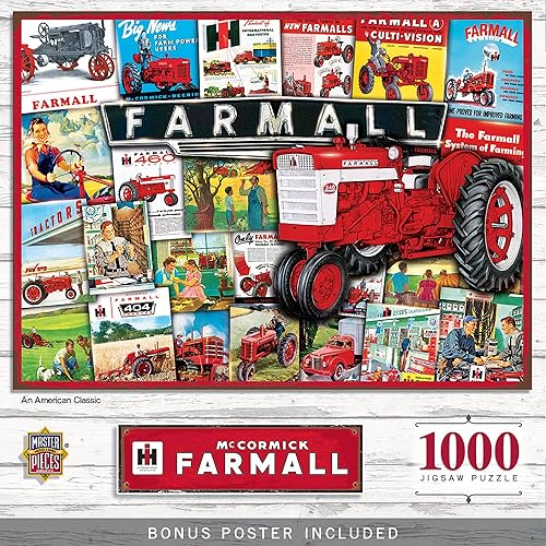 MasterPieces Rompecabezas de 1000 piezas para adultos, familia o niños, un clásico americano - 19.25 x 26.75 pulgadas