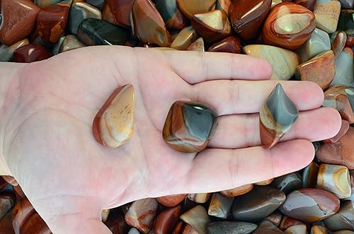 Miniatura 3 de Fantasia Materiales 1 libra de piedras de jaspe del desierto caído de Madagascar - Pequeñas - 0.75" a 1.25" Promedio