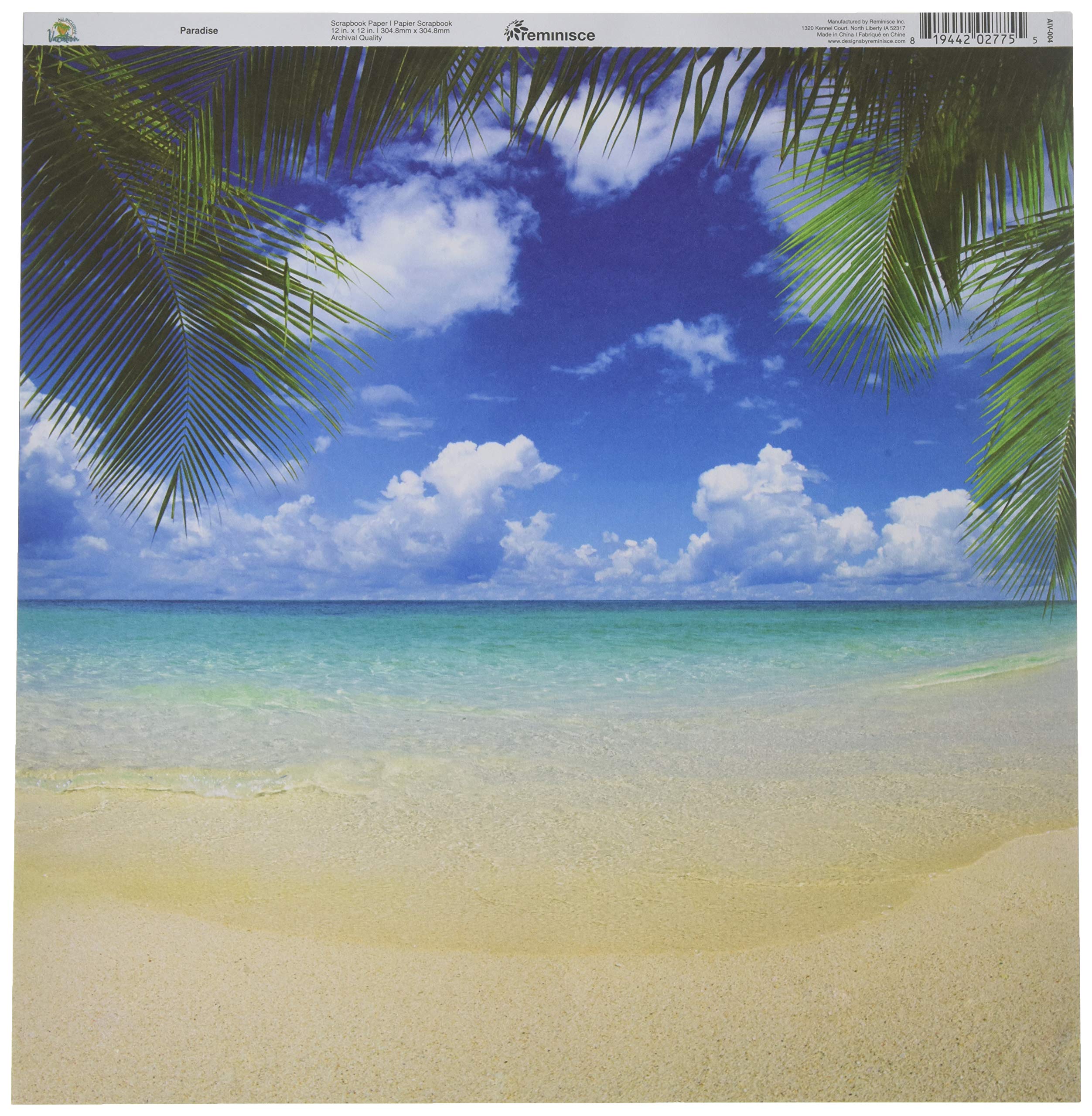 Reminisce (REMBC) All Inclusiive Vacation Scrapbook Collection Kit, Multi Color Palette